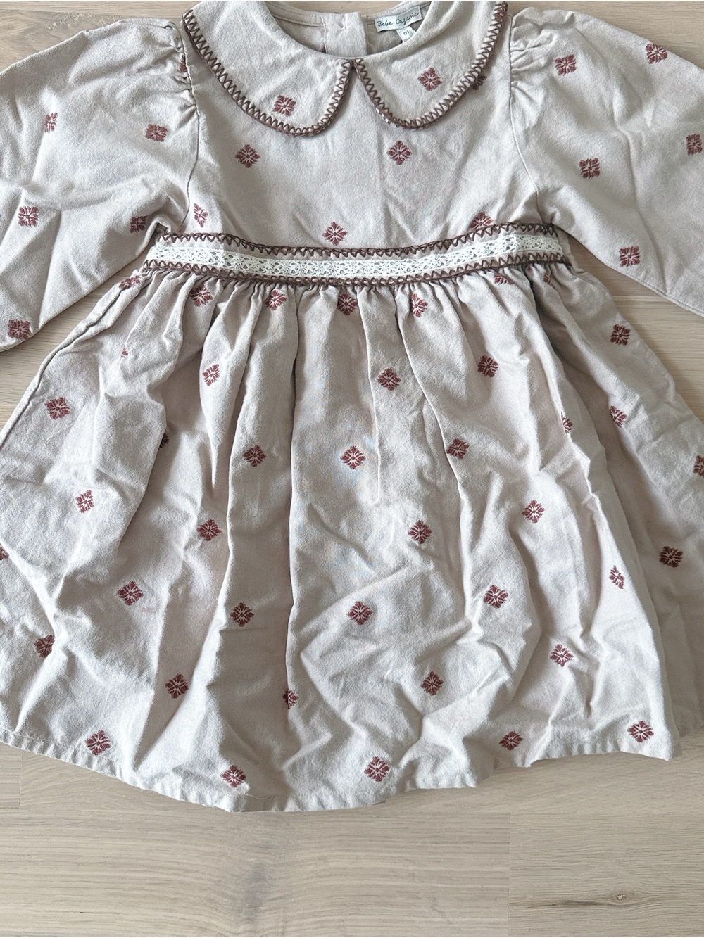 NWT Bebe Organic Ruth Dress Folk Floral - Picture 6 of 13